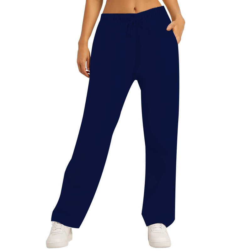 Damen Freizeithose Bequeme Passform Seitentaschen Norvielle