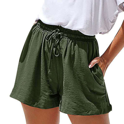 Damen Freizeithose Elastischer Bund Kordelzug