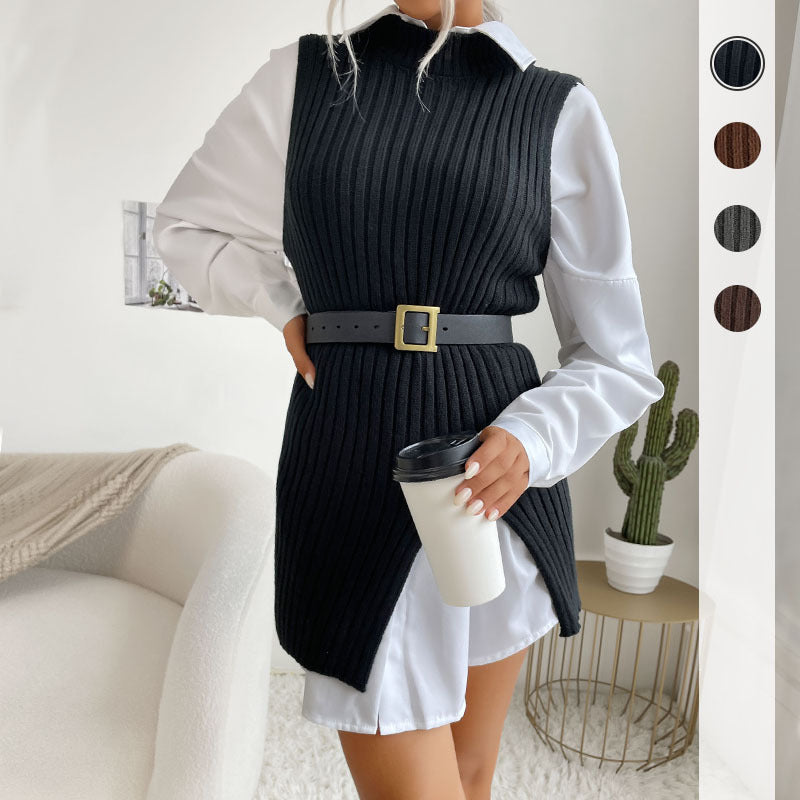 Damen Strickkleid Tailliert Modern Norvielle - Norvielle