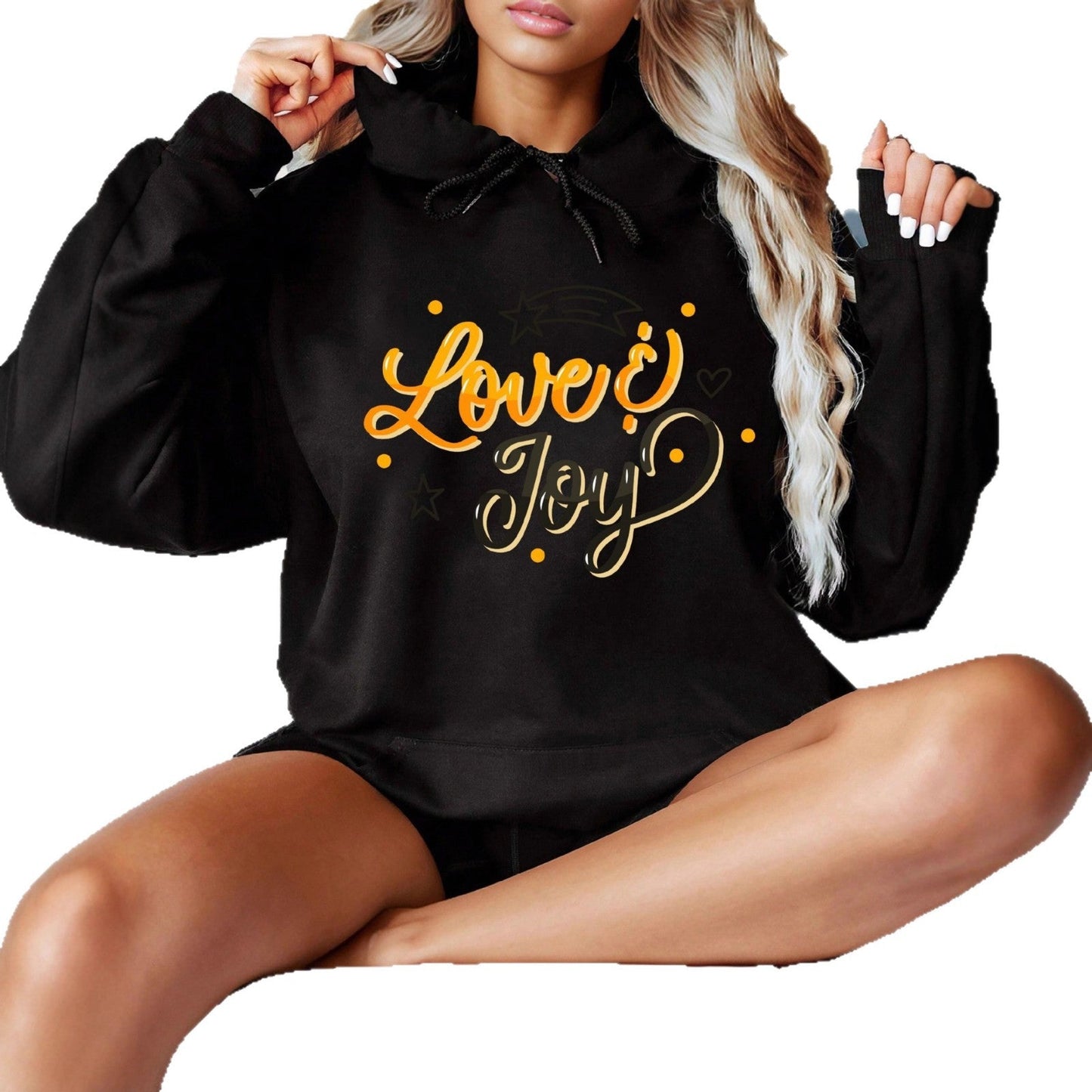Damen Kapuzenpullover Love Joy Design Norvielle