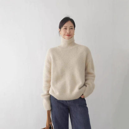 Damen Rollkragenpullover aus Wolle Norvielle