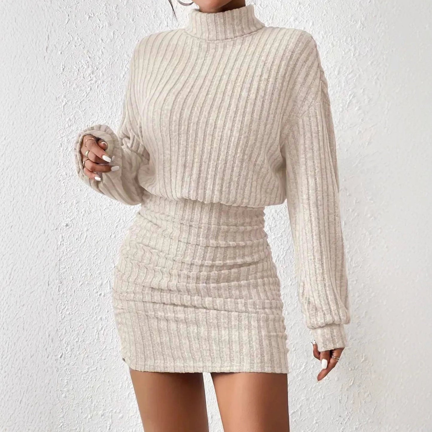 Damen Strickpullover Mit Rock Norvielle