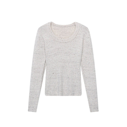 Damen Strickpullover V-Ausschnitt Rippdetails Norvielle