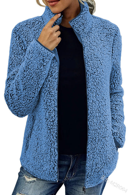 Damen Fleecejacke Weich Hochkragen Norvielle