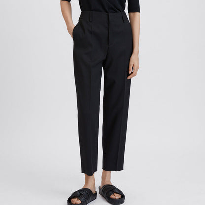 Damen Anzughose Hochtaillen Hose mit Gürtel