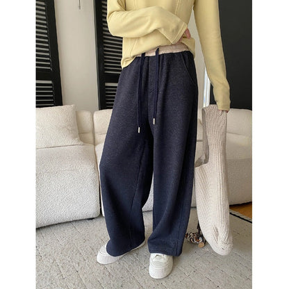 Damen Sweatpants Weite Bequem 5 Taschen