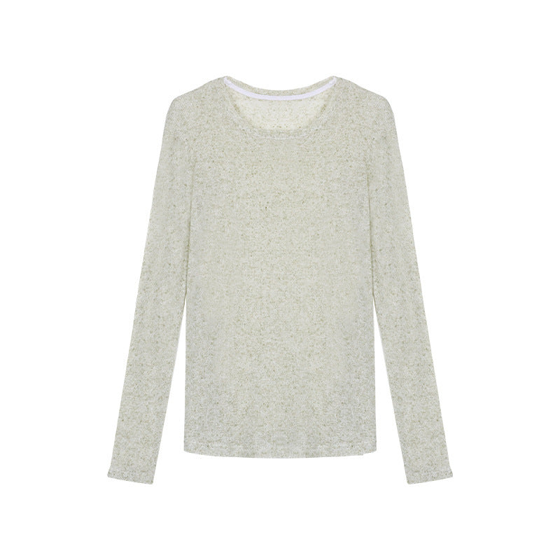 Damen Langarm-Shirt aus Baumwolle Norvielle
