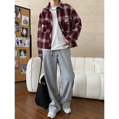 Damen Karojacke Lässig 2 Taschen Dekorative Knöpfe Norvielle