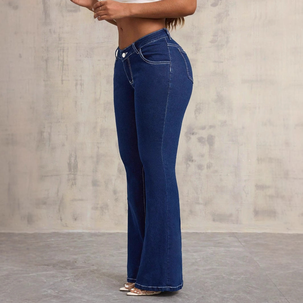 Damen High-Waist Flare Jeans Norvielle - Norvielle