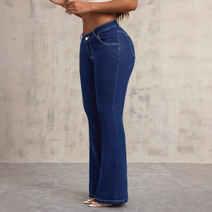 Damen High-Waist Flare Jeans Norvielle - Norvielle