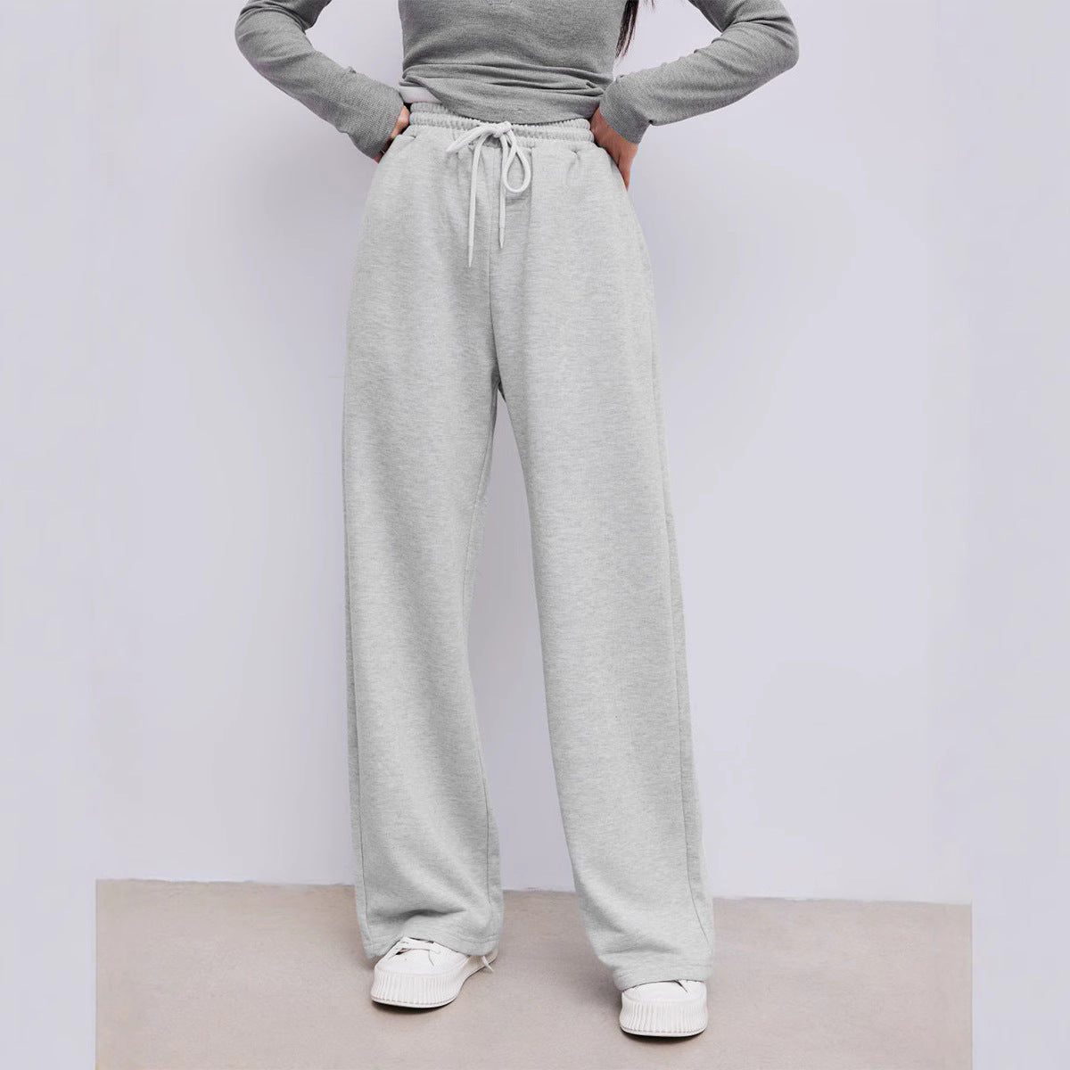 Damen Sweatpants Hochwerder Bequem Weit Norvielle - Norvielle
