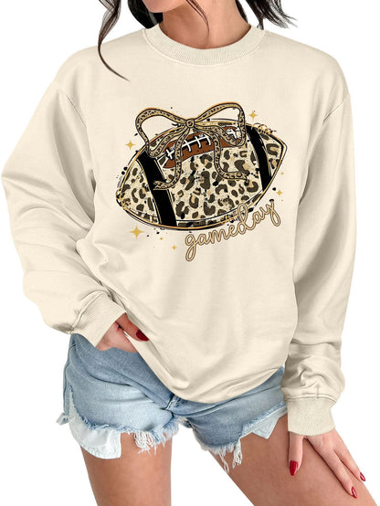 Damen Sweatshirt Sportmotiv Lässig Norvielle