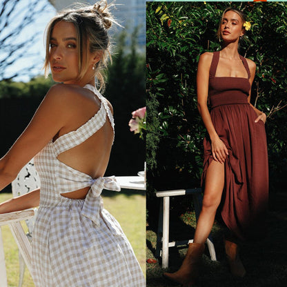 Damen Maxikleid Boho Stil Norvielle