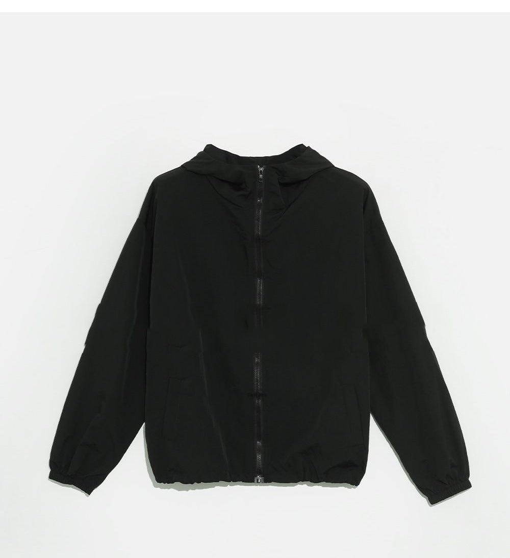 Damen Leichte Kapuzenjacke Funktionales Material Norvielle
