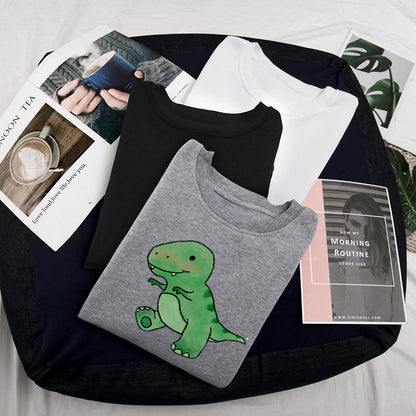 Damen Sweatshirt Dinosaurier-Design Norvielle