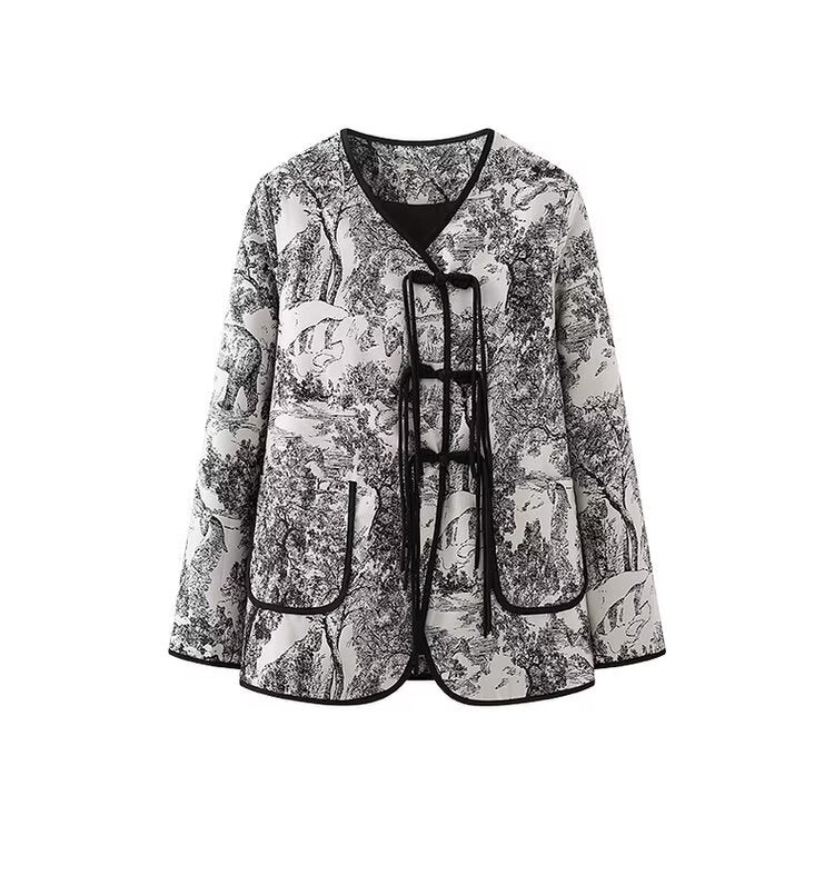 Damen Blazerjacke Quilted Landhausdruck Norvielle
