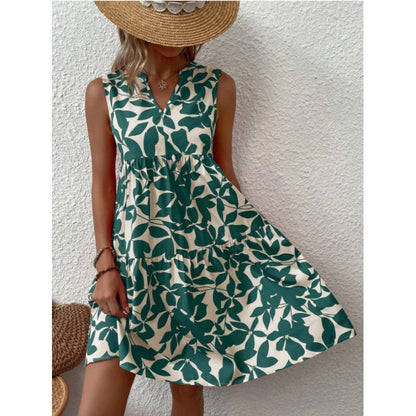 Damen Sommerkleid Florales Design Norvielle