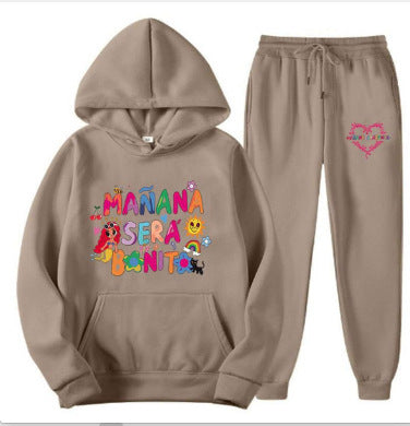 Damen Sweatshirt Jogginghose Set Bunt Norvielle