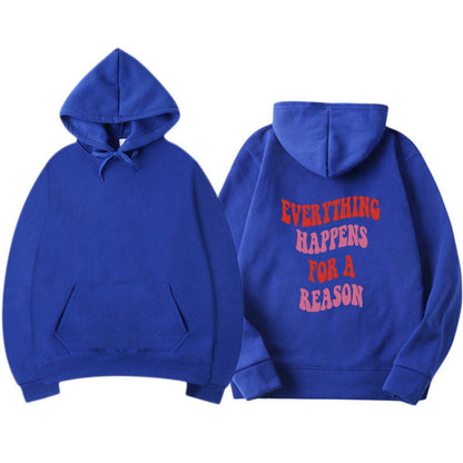Damen Kapuzenpullover mit Motivschriftzug Baumwolle Bequem