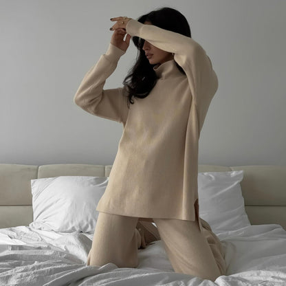 Damen Strick-Loungewear-Set Norvielle Elegantes Gemütliches