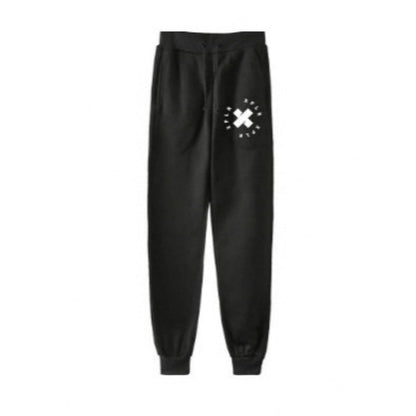 Damen Jogginghose Elastischer Bund Schwarz Norvielle - Norvielle