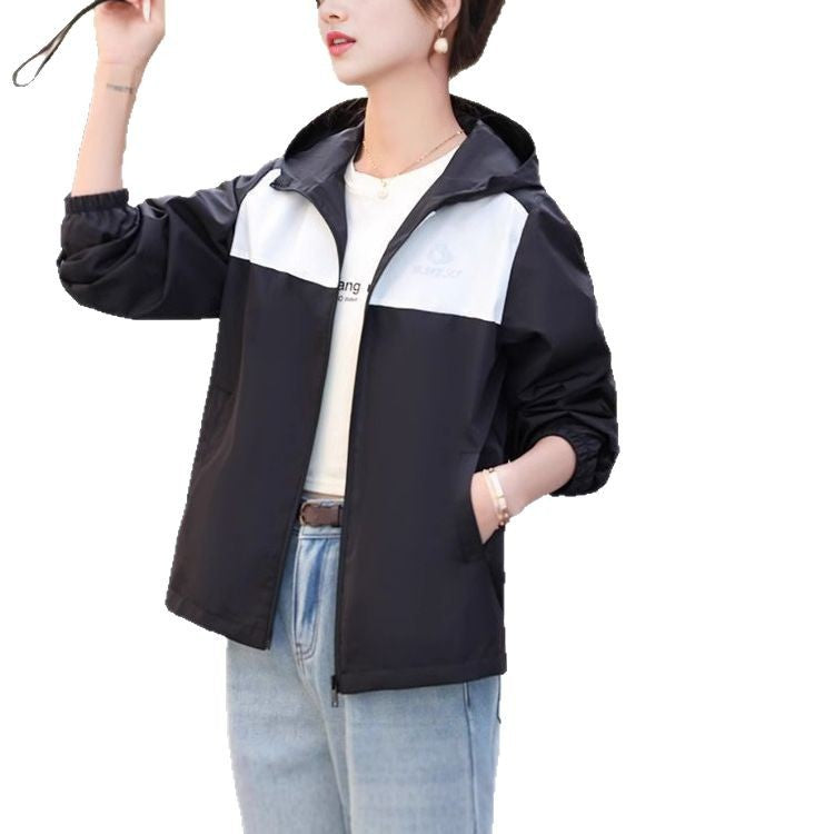 Damen Leichte Übergangsjacke mit Kapuze Norvielle