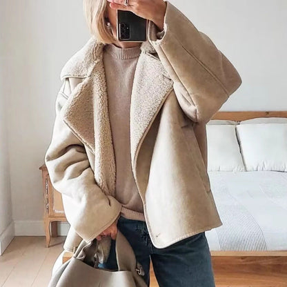 Damen Fleecejacke Weiches Innenfutter Norvielle