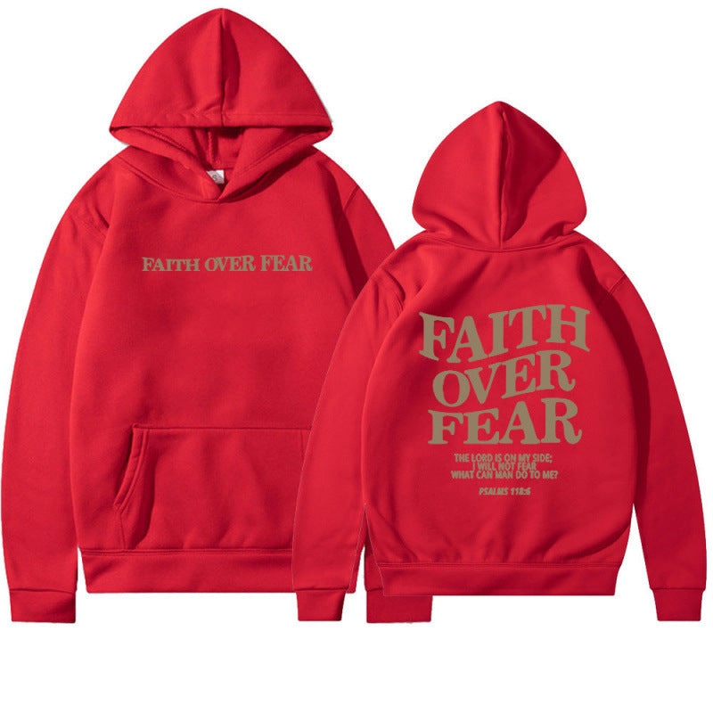 Damen Hoodie Bequem Inspirierender Schriftzug Grau