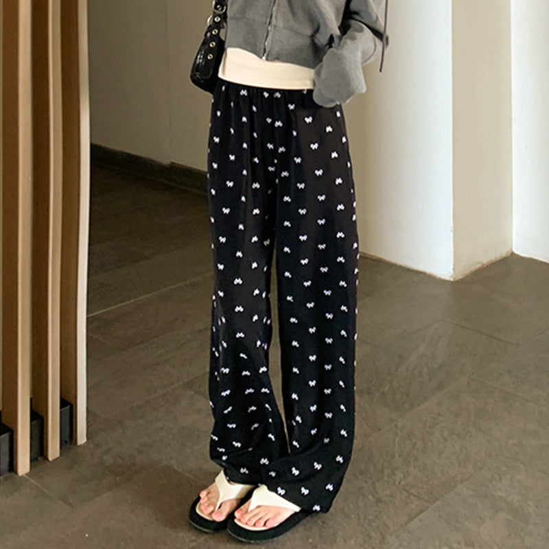 Damen Palazzo-Hose Elegantes Muster Norvielle