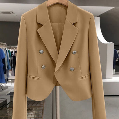 Damen Doppelreiher Blazer Zeitloser Stil