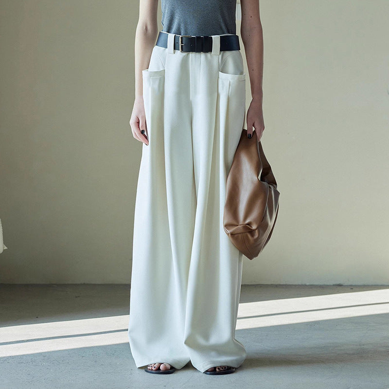 Damen Palazzo-Hose Weit Geschnitten Elegant Norvielle