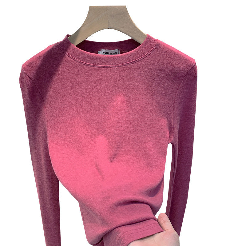 Damen Langarmshirt Feine Struktur Norvielle