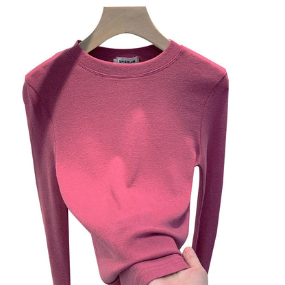 Damen Langarmshirt Feine Struktur Norvielle
