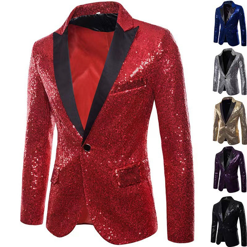 Herren Blazer Pailletten schimmernd Norvielle - Norvielle
