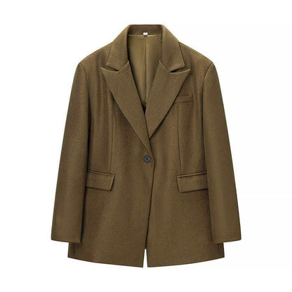 Damen Oversized Blazerjacke Klassisch