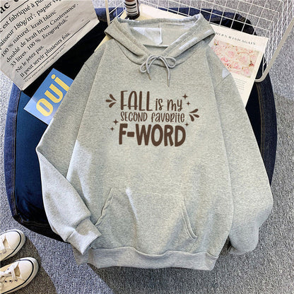 Damen Kapuzenpullover Lässiger Schnitt Mit Spruch