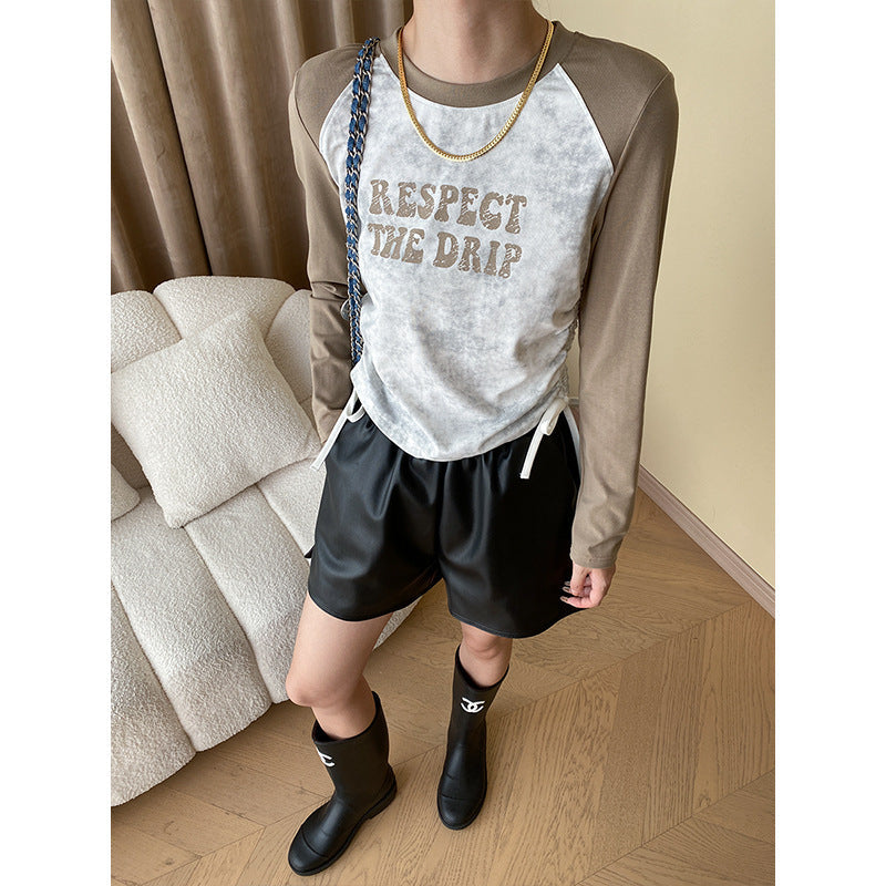 Damen Raglan-Shirt mit Aufdruck Modern Design