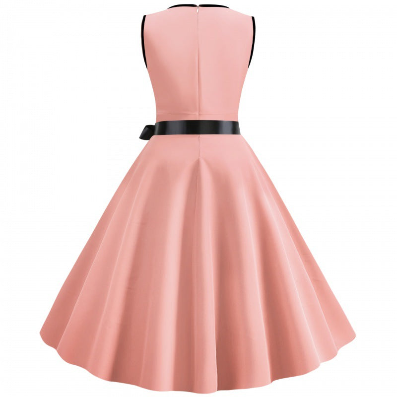 Damen Wickelkleid Voluminöser Rock Elegante Taillierung Norvielle
