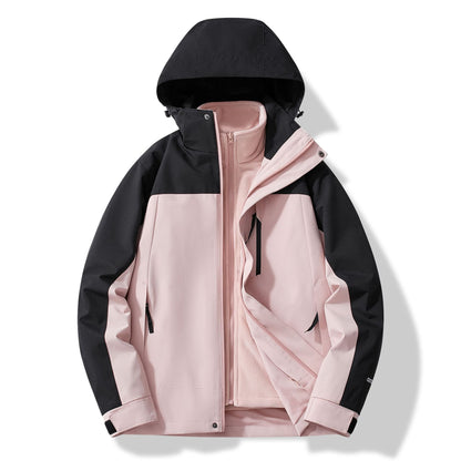 Norvielle Unisex Skijacke Winddicht Wasserdicht