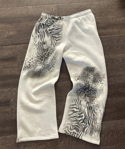Damen Freizeithose Tiermuster Norvielle