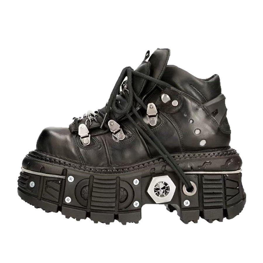 Damen High- Stiefel Robust Gummisohle
