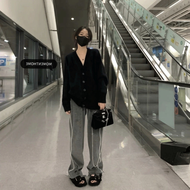 Damen Cardigan Kuschelig Knöpfe Norvielle