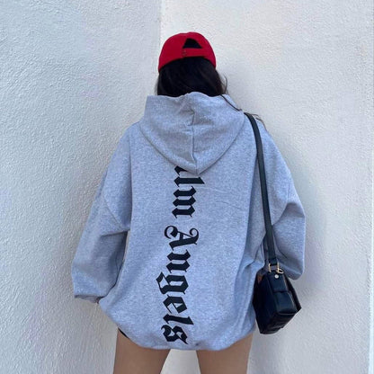 Damen Oversized Hoodie Kängurutasche Norvielle