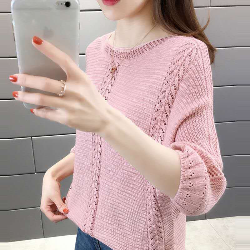 Damen Strickpullover Lässig Filigran Norvielle