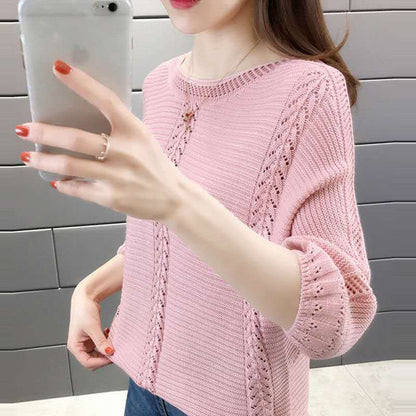 Damen Strickpullover Lässig Filigran Norvielle