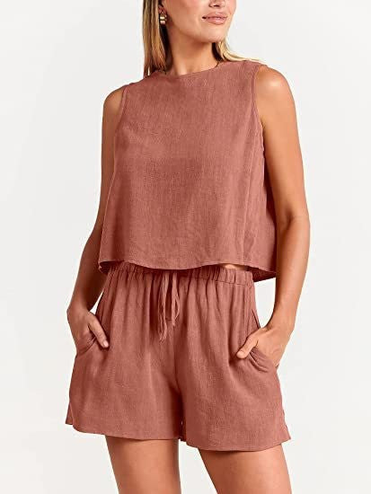 Damen Freizeitset Elastischer Bund Norvielle