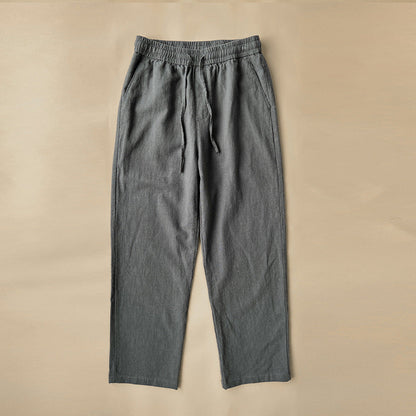 Herren Freizeithosen Elastischer Bund Seitentaschen Bequem