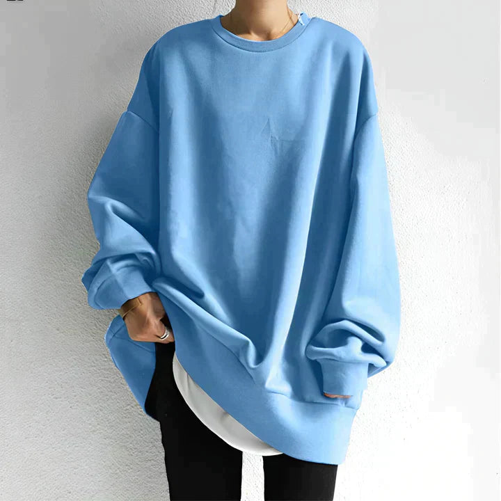 Norvielle Damen Pullover Locker Bequem