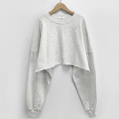 Damen Oversized Pullover Voluminöse Ärmel Norvielle