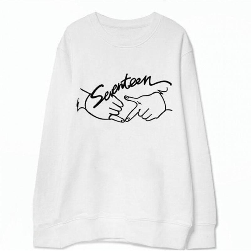 Damen Sweatshirt Kreatives Handschrift-Design Norvielle